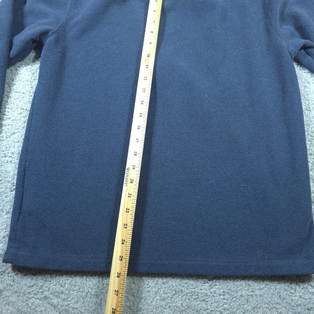 North Face Sweater Mens MD Blue‎ Fleece Outdoor Pullover Zip Sweatshirt Hiking